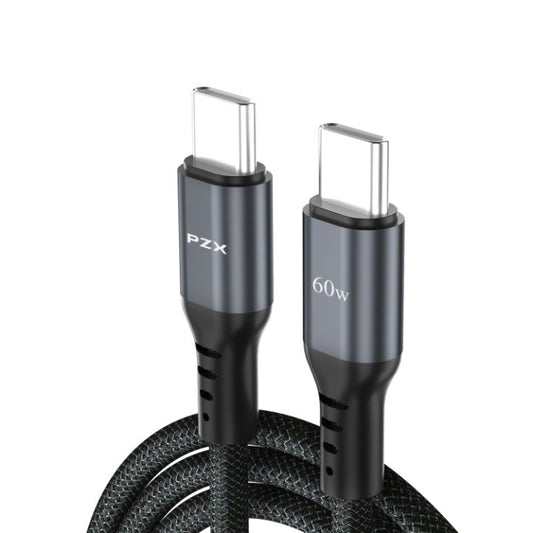 PZX V200C USB-C to USB-C Fast Charging Cable – 60W PD | Braided Nylon