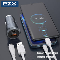 Dual USB Port Smart Car Charger High Quality - C960