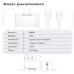 Dual USB Port Smart Wall Charger High Quality - P67